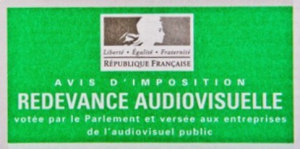 redevance audiovisuelle