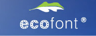 ecofont police font ecologique
